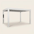 Outdoor Steel Pergola Kit Built for Year-Round Durability, 14' X 10' Coverage, Shade Sail Canopy, Powerport