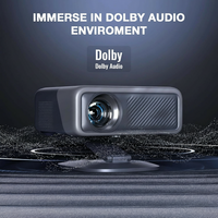 Smart 4K Projector Designed for Home Entertainment, WiFi and Bluetooth, Auto Focus, 4500 ANSI Lumens