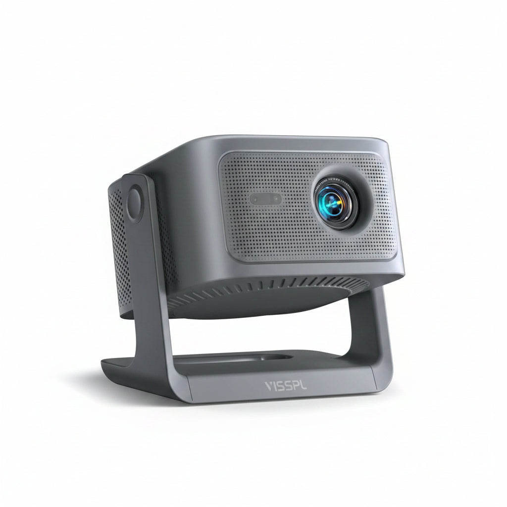 【Now with Netflix & 3000Ansi】Smart 4K Projector with Wifi and Bluetooth,  3D Dolby Audio and Auto Focus Portable Outdoor Projector, Movie Home Theater Projectors Lamp Bulb for Bedroom/Ceiling